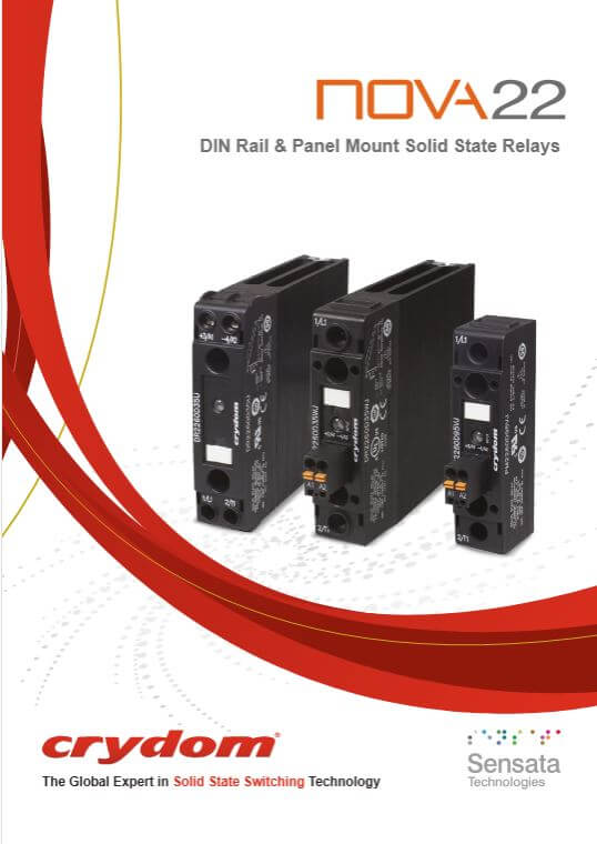 Sensata Crydom Nova 22 DIN Rail and Panel Mount Relays