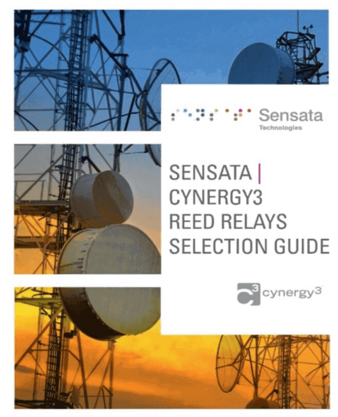 Sensata Cynergy3 Reed Relays Selection Guide PDF