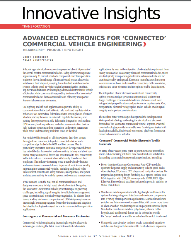 Custom Silicone Connectors  Heavy Equipment and Transportation OEMs